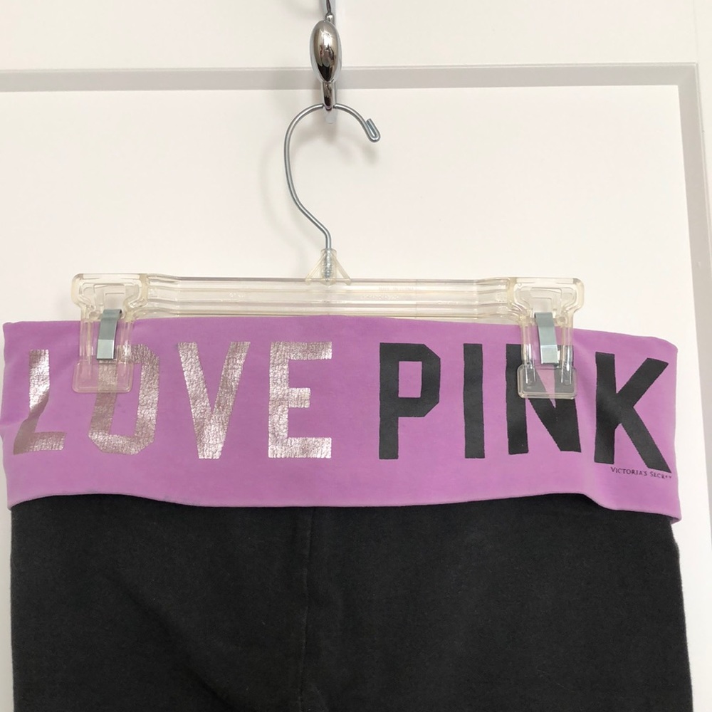 Pink yoga capris - Picture 3 of 4